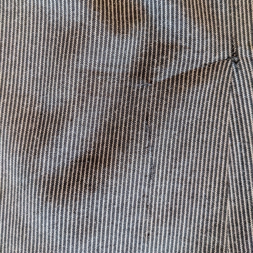 Simons Twik vintage Y2K grey pin stripe pencil skirt size large - Picture 9 of 9